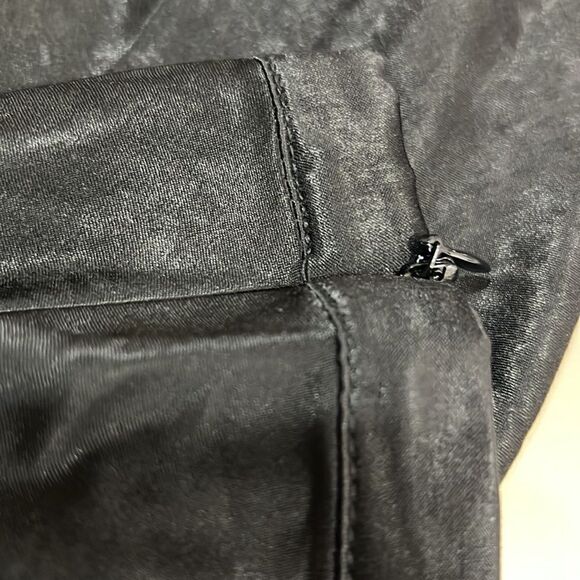 Charlie Holiday Black Satin Chelsea Skirt NWT - Picture 14 of 15